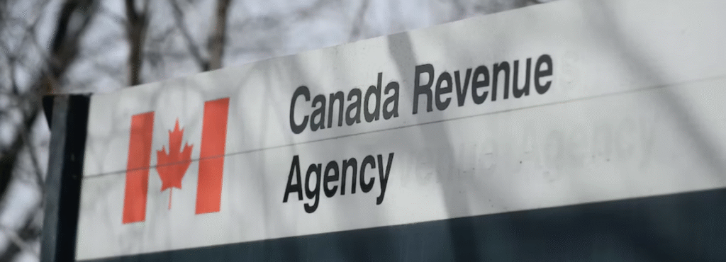 Canada Revenue Agency Sign
