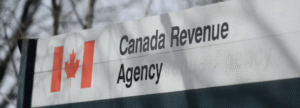 Canada Revenue Agency Sign