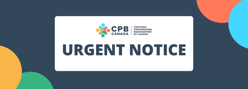 Urgent Notice | CPB Canada Logo