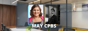 May CPBs | Image: Headshot of a new CPB, blurred image of an office in the background.