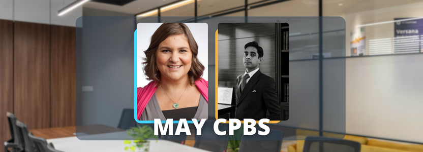 May CPBs | Image: Headshot of a new CPB, blurred image of an office in the background.